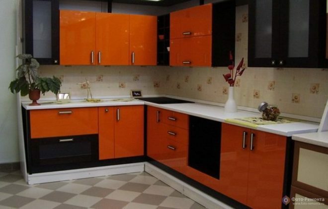 orange kitchen combination 3