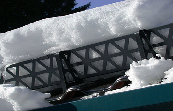 Sněhové zábrany na střechu