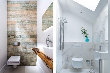 Ideias para um banheiro pequeno: qual azulejo escolher, como decorar, foto – Setafi
