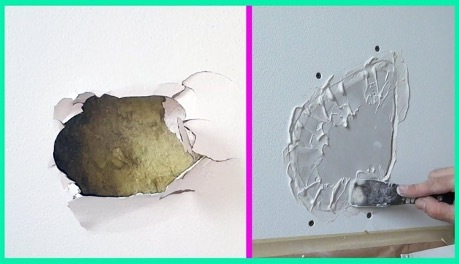 Um buraco no drywall na parede: como e com que selar o buraco – Setafi