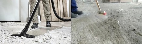 Remova a betonilha antiga do chão - 4
