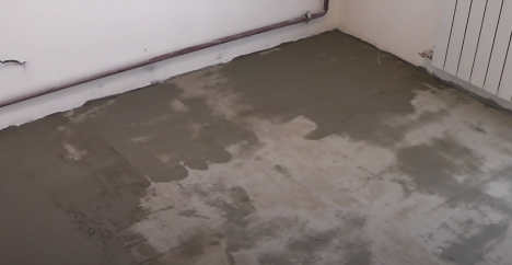Instructions - How to level the floor screed - step 5