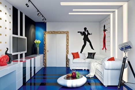 Popārta stils gleznās, virtuves un dzīvokļu interjerā: kā tas izskatās – Setafi