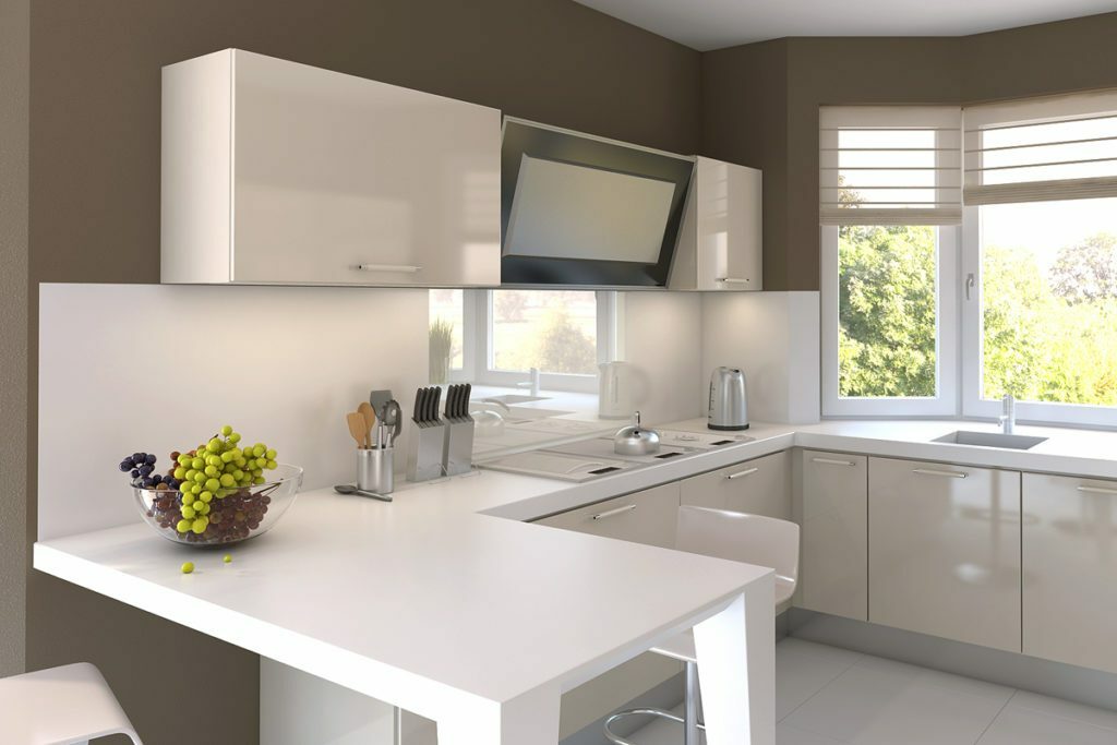 Kitchen design 9 sq. m: interior photo, furniture arrangement