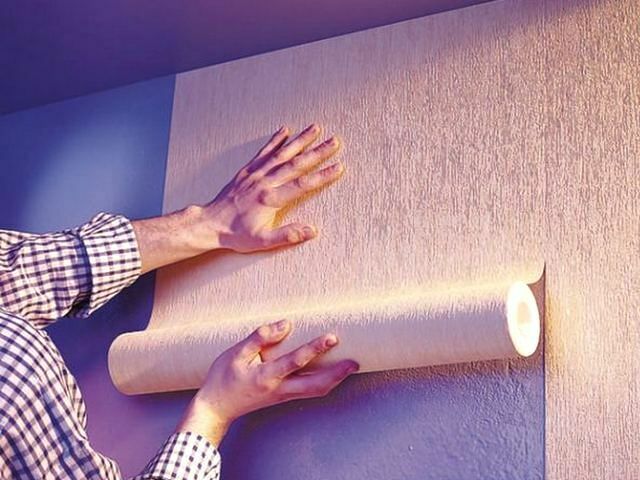 Bonding plain non-woven wallpaper