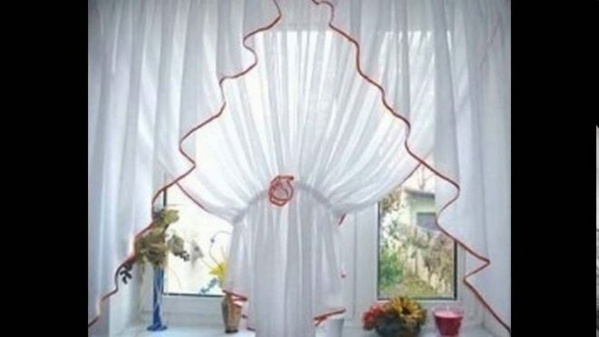 Curtains in the kitchen