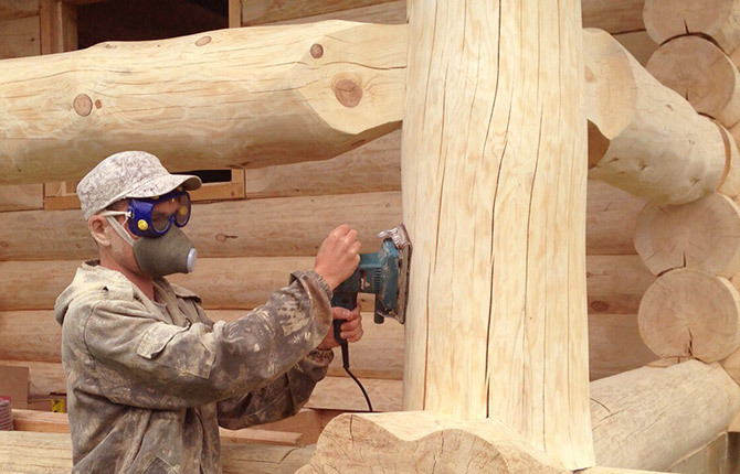 Lijado de troncos con sus propias manos: herramientas, tecnologías, instrucciones.