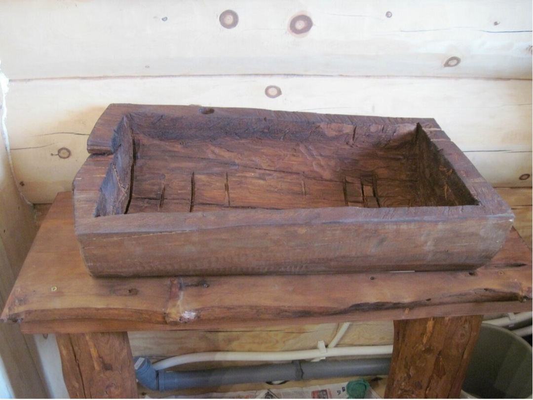 Fregadero de bricolaje hecho de resina epoxi y madera: cómo hacerlo – Setafi