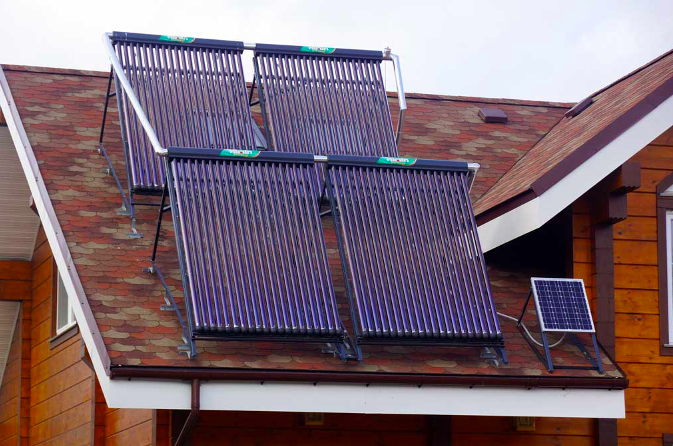 Vakuový solární kolektor