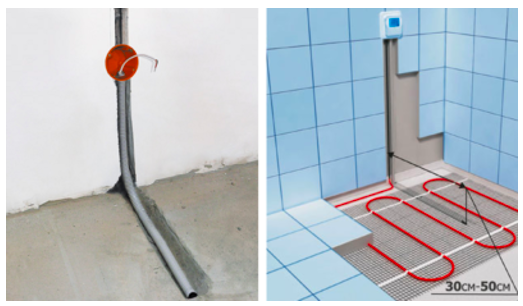 Teplá elektrická podlaha v koupelně: jak na to, potřebujete hydroizolaci - Setafi