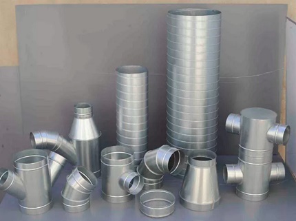 Elements for the assembly of air ducts