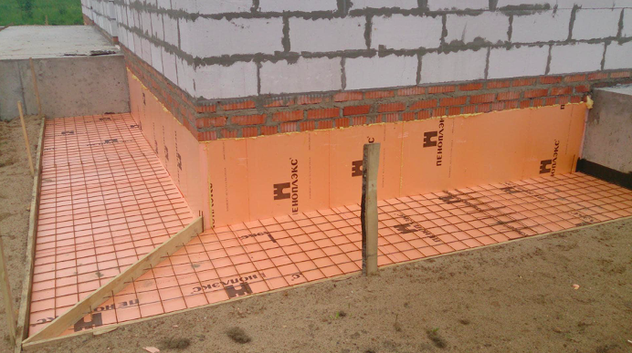 Izolacija temeljev in slepih površin hiše od zunaj s polistirensko peno: kako to storiti – Setafi