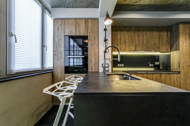 Kitchen design 9 meters
