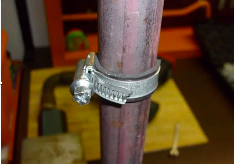 How to repair a heating pipe without welding